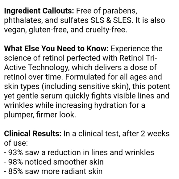 NWOB MURAD RETINOL YOUTH RENEWAL SERUM - Picture 5 of 13